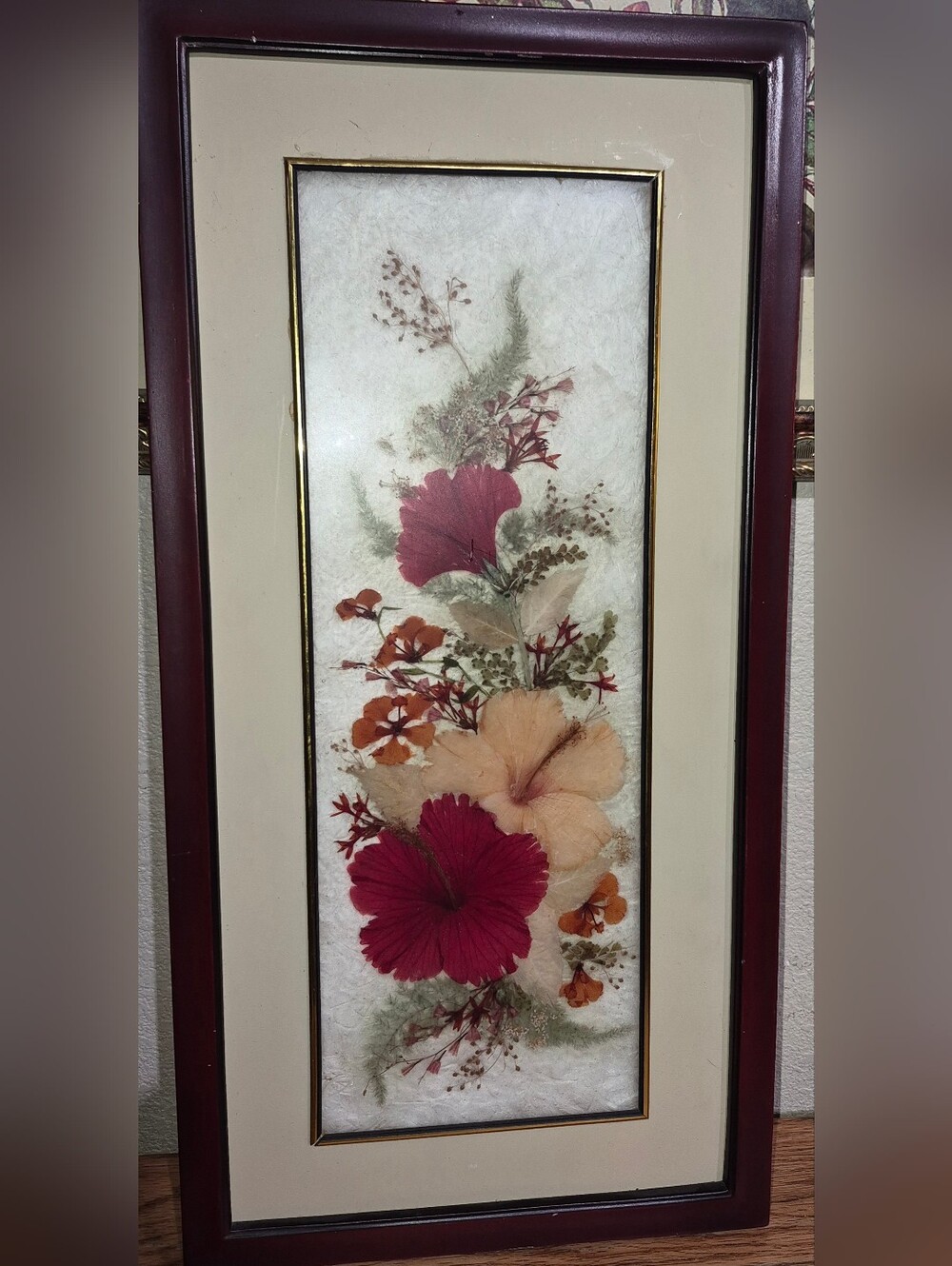 Fibretec Matara - Vintage Bouquet Flower Preservation Frame Handcrafted